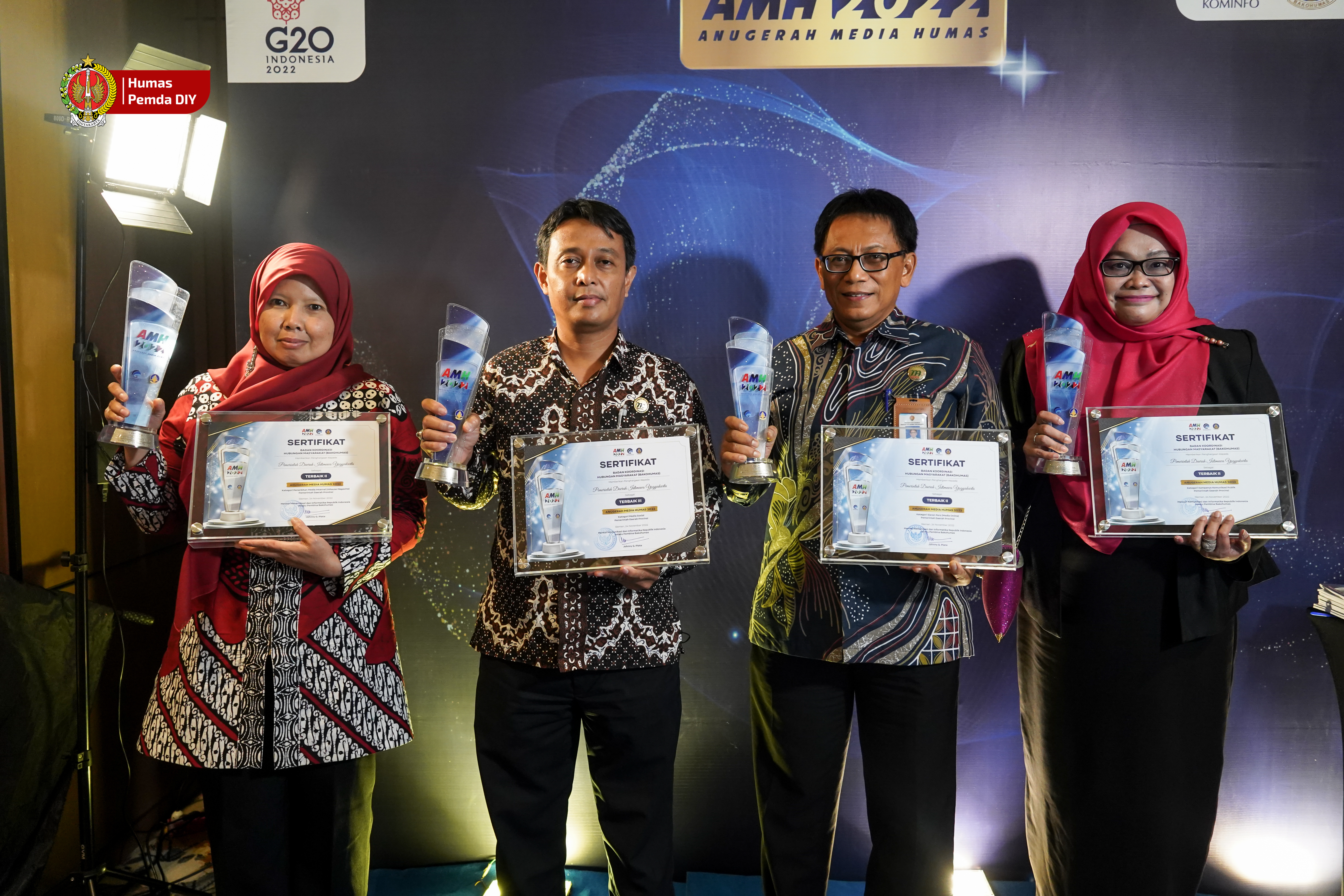  Anugerah Media Humas 2022, DIY Borong 4 Piala